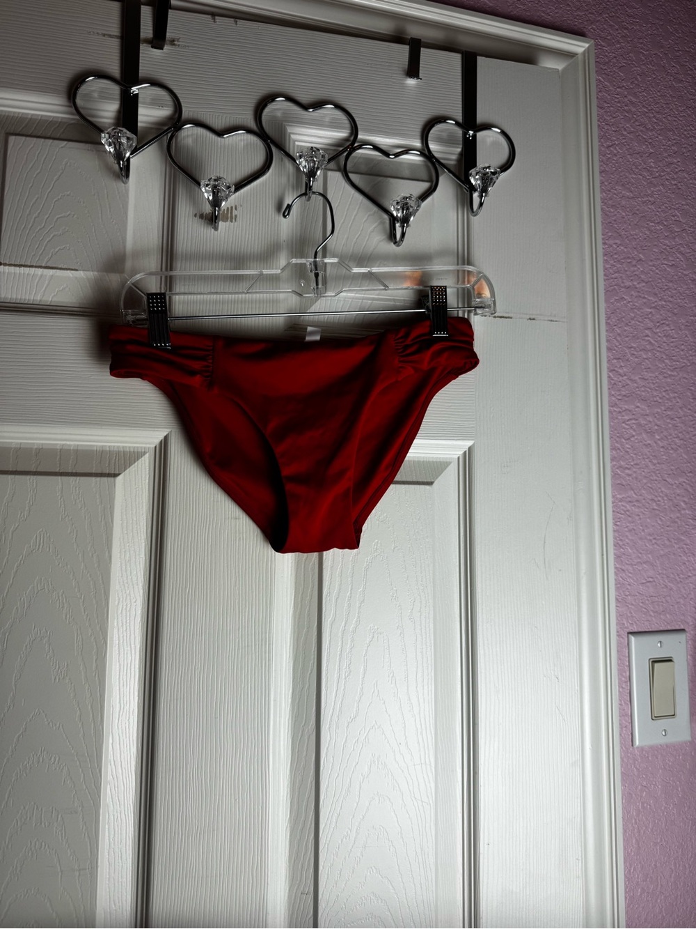 Victoria's Secret Bright Red Bikini Bottom